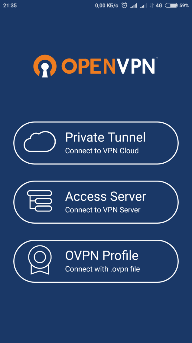 Android OpenVPN Connect